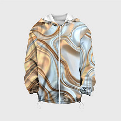 Детская куртка Жидкое белое золото