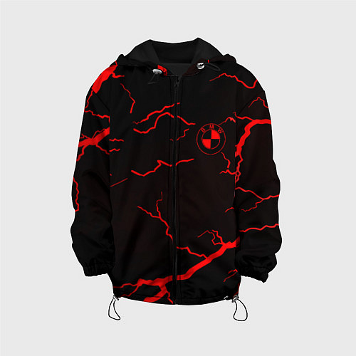 Детская куртка BMW storm red color / 3D-Черный – фото 1