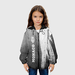 Куртка с капюшоном детская Monaco - grey gradient по-вертикали, цвет: 3D-черный — фото 2