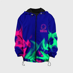 Детская куртка Nirvana fire neon