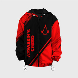 Детская куртка Assassins Creed - red gradient вертикально