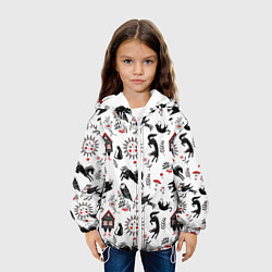 Куртка с капюшоном детская Русские сказки, цвет: 3D-белый — фото 2