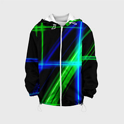 Детская куртка Color blue black green