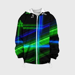 Детская куртка Color blue black green