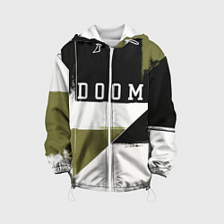 Куртка с капюшоном детская Doom The Dark Ages, цвет: 3D-белый