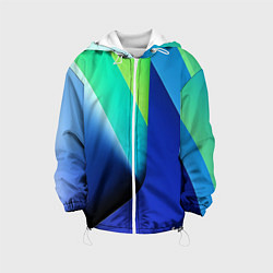Детская куртка Color blue green