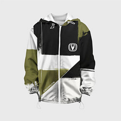 Куртка с капюшоном детская Changan логотип, цвет: 3D-белый