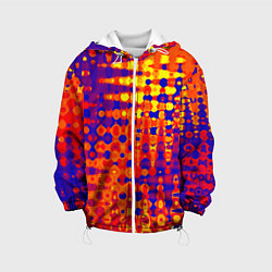 Детская куртка Пламенный сочный оранжево-синий