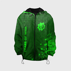 Детская куртка Gears of War - green gradient вертикально