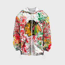 Куртка с капюшоном детская Chicago Blackhawks NHL white, цвет: 3D-белый