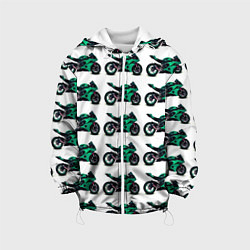 Детская куртка Motorcycle turquoise