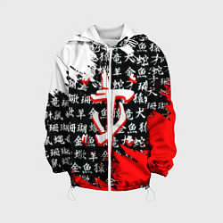 Куртка с капюшоном детская Doom dark age japan, цвет: 3D-белый