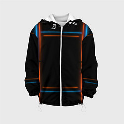 Детская куртка Neon black red blue