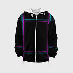 Детская куртка Neon pink light blue