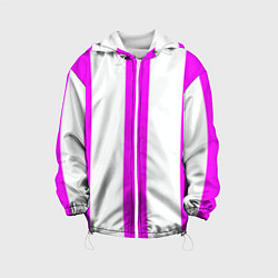 Детская куртка Color white pink lines