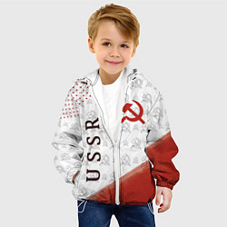 Куртка с капюшоном детская СССР, цвет: 3D-белый — фото 2
