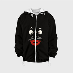 Куртка с капюшоном детская Black face, цвет: 3D-белый