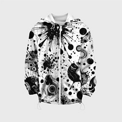 Детская куртка Паттерн из абстрактных клякс - нейроарт