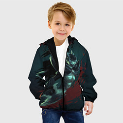 Куртка с капюшоном детская Phantom Assassin, цвет: 3D-черный — фото 2