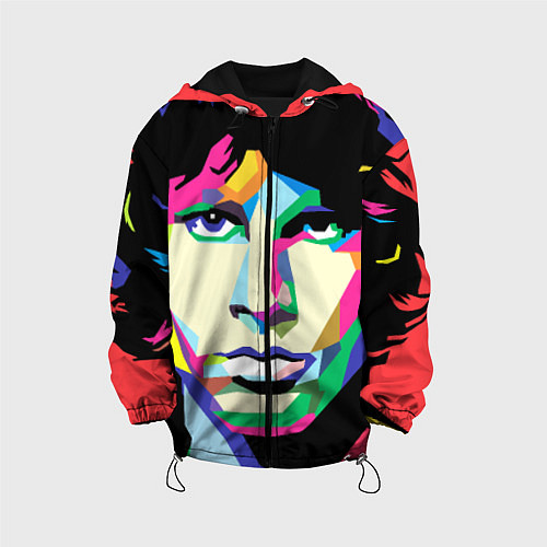 Детская куртка Jim morrison / 3D-Черный – фото 1