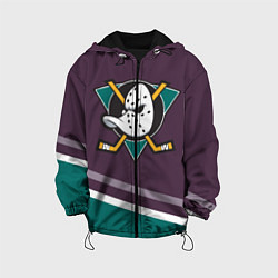 Куртка с капюшоном детская Anaheim Ducks Selanne, цвет: 3D-черный