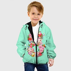 Куртка с капюшоном детская 8 Марта, цвет: 3D-черный — фото 2
