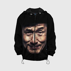 Куртка с капюшоном детская Джеки Чан, цвет: 3D-черный
