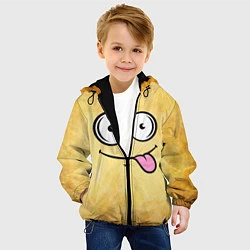 Куртка с капюшоном детская Кайфушки, цвет: 3D-черный — фото 2