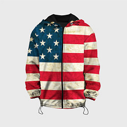 Куртка с капюшоном детская США, цвет: 3D-черный