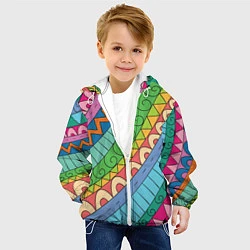 Куртка с капюшоном детская Рамадан, цвет: 3D-белый — фото 2