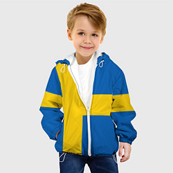 Куртка с капюшоном детская Швеция, цвет: 3D-белый — фото 2