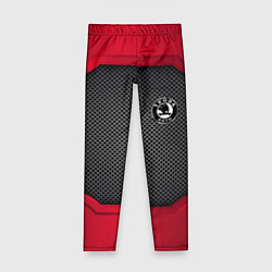 Леггинсы для девочки Skoda: Metal Sport, цвет: 3D-принт
