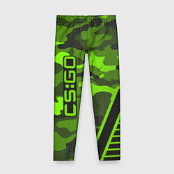 Детские легинсы CS:GO Light Green Camo