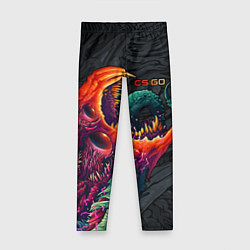 Леггинсы для девочки CS:GO Hyper Beast Original, цвет: 3D-принт