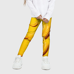 Леггинсы для девочки Банановый рай, цвет: 3D-принт — фото 2