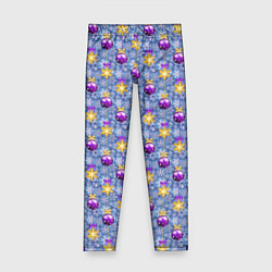 Детские легинсы Новогодние Ёлочные Украшения