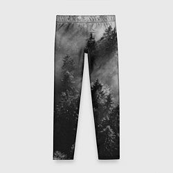 Леггинсы для девочки МРАЧНЫЙ ЛЕС FOREST, цвет: 3D-принт
