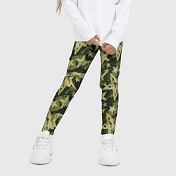 Леггинсы для девочки Star camouflage, цвет: 3D-принт — фото 2