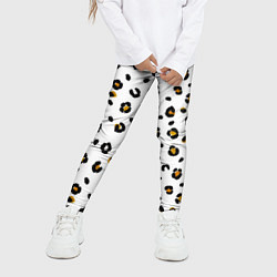 Леггинсы для девочки Пятна леопарда leopard spots, цвет: 3D-принт — фото 2