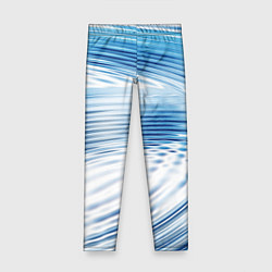 Леггинсы для девочки Круги на воде Океан Wave, цвет: 3D-принт