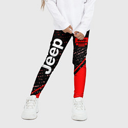 Леггинсы для девочки JEEP - Краска, цвет: 3D-принт — фото 2