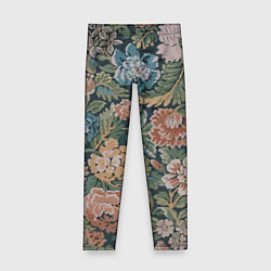 Леггинсы для девочки Floral pattern Цветочный паттерн, цвет: 3D-принт