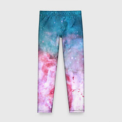 Леггинсы для девочки Вспыхнувший космос, цвет: 3D-принт