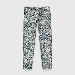 Детские легинсы Дудл иллюстрация любовь