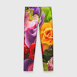 Детские легинсы Прекрасный цветочный букет
