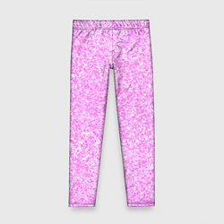 Леггинсы для девочки Текстура розовый зернистый, цвет: 3D-принт
