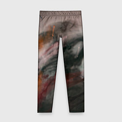 Леггинсы для девочки Темнота, тени и краски, цвет: 3D-принт