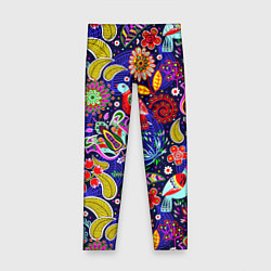 Детские легинсы Multicolored floral patterns