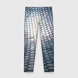 Леггинсы для девочки Кольчуга доспехи среднивековья, цвет: 3D-принт