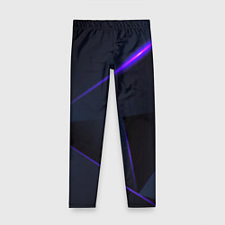 Леггинсы для девочки Geometry stripes neon stiil, цвет: 3D-принт